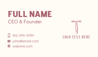 Simple Ribbon Bow Business Card