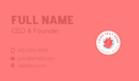 Coral Beach Aquarium Business Card Design