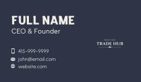 Professional Business Wordmark Business Card Image Preview