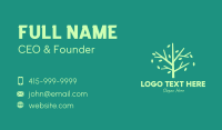 Green Environmental Tree Business Card