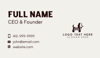 Dog Pup Grooming Business Card
