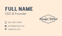 Quirky Business Card example 1