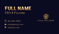 Lion Crest Luxury Business Card