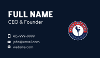 Sports Boxing Gym Business Card