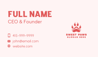 Pet Paw Veterinary Business Card Image Preview