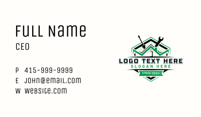 Handyman Tool House Business Card Image Preview