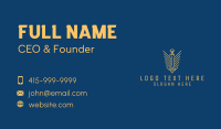 Military Academy Business Card example 1
