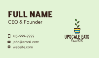 Colorful Plant Pot  Business Card Image Preview