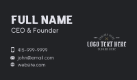 Gothic Business Card example 3