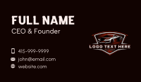 Mechanical Garage Detailing Business Card