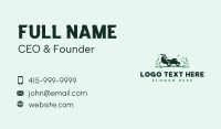 Grass Cutting Mowing Business Card