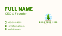 Nature Tree Park Business Card Design