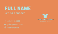 Price Tag Shirt Business Card Design