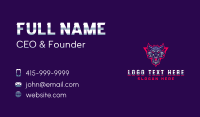 Gaming Wolf Avatar Business Card
