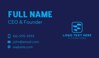 Letter F Tech Startup Business Card Design