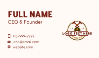 Home Carpentry Maintenance Business Card