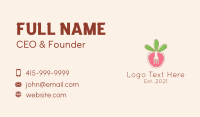 Vegetable Fork Restaurant  Business Card