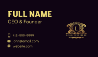 Royalty Event Wedding Business Card Design