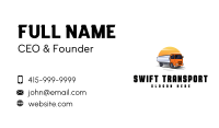 Transport Truck Vehicle Business Card Image Preview