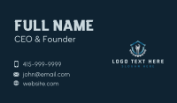 Pipe House Wrench Plumbing Business Card
