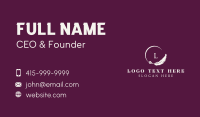 Feather Quill Writer Business Card Design