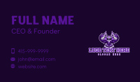 Purple Owl Bird Business Card