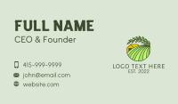 Farm Harvest Field Business Card