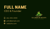 Garden Leaves Planting Business Card