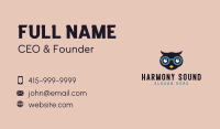Child Optical Owl Business Card