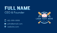 Baseball Team Tournament Business Card