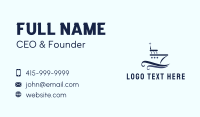 Cruise Ship Boat Transport  Business Card