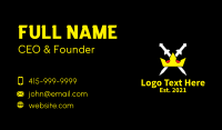 Fighter Business Card example 2