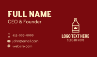 Bottler Business Card example 3