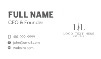 Outlet Business Card example 1