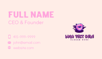 Pop Graffiti Art Number 0 Business Card Design