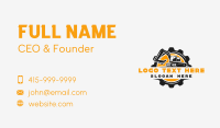 Industrial Excavator Equipment Business Card