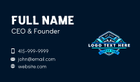 Construction Hammer Contractor Business Card