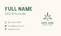 Cannabis Oil Drop  Business Card