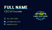 Automobile Car Wash Business Card