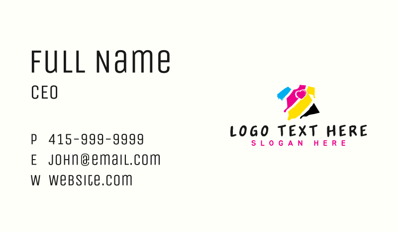 Printing Business Card example 1