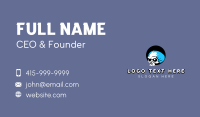 Skull Bone Skeleton Business Card Design