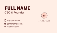 Stylist Apparel Lettermark Business Card