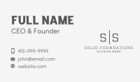 Classy Apparel Letter  Business Card