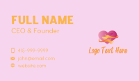 Giving Business Card example 1