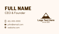 Brown Mountain Summit Business Card Design