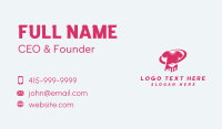 Brush Painting Shirt Business Card