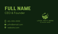 Organic Lawn Mower Business Card Design