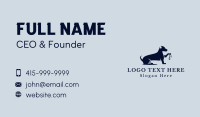 Dog Training Leash Business Card