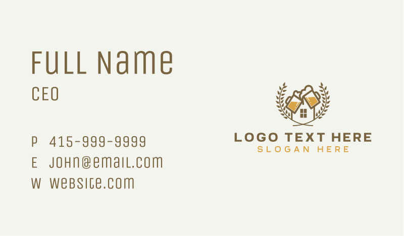 Tavern Business Card example 2