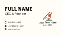 Tweet Business Card example 3